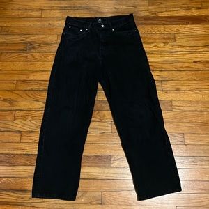 H&M size 30 Black Corduroy Pants